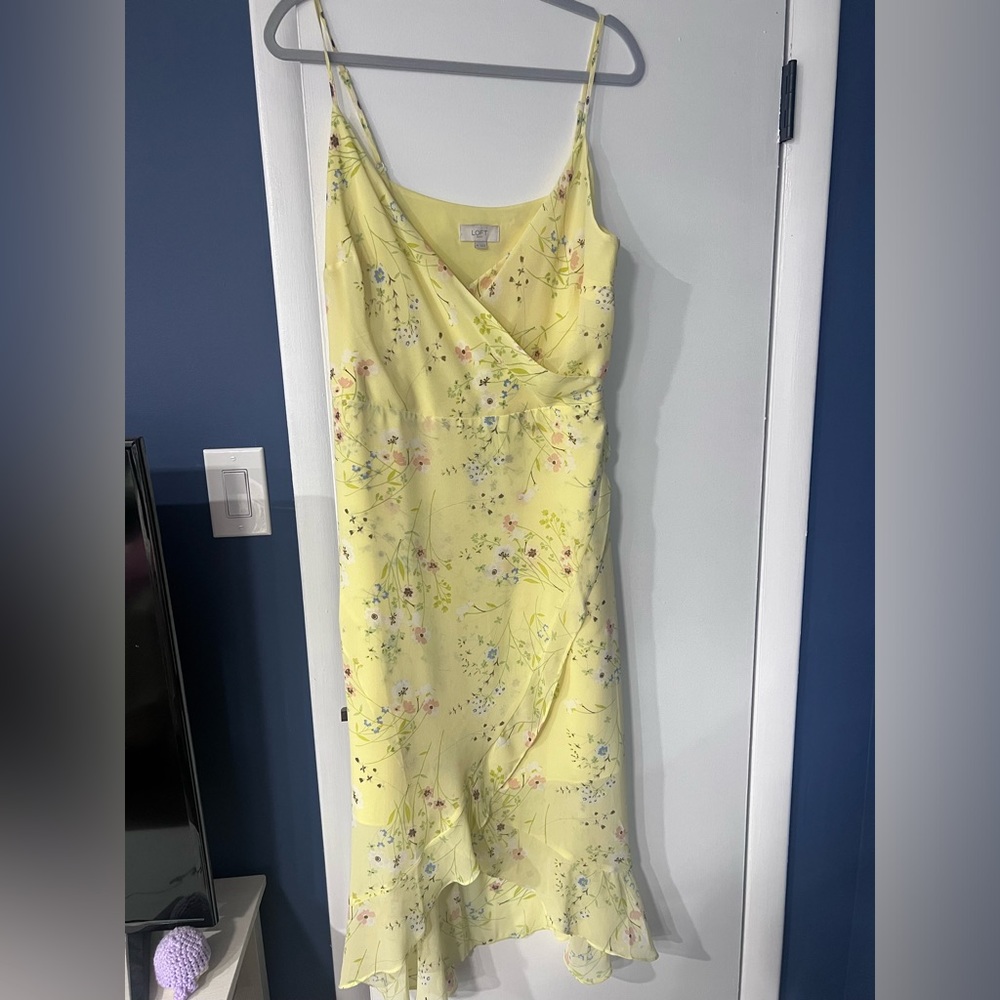 LOFT Outlet Yellow Dress